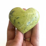 Polished Serpentine Heart