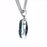 Raw Large Moldavite Pendant