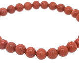 Red Jasper Bead Bracelet