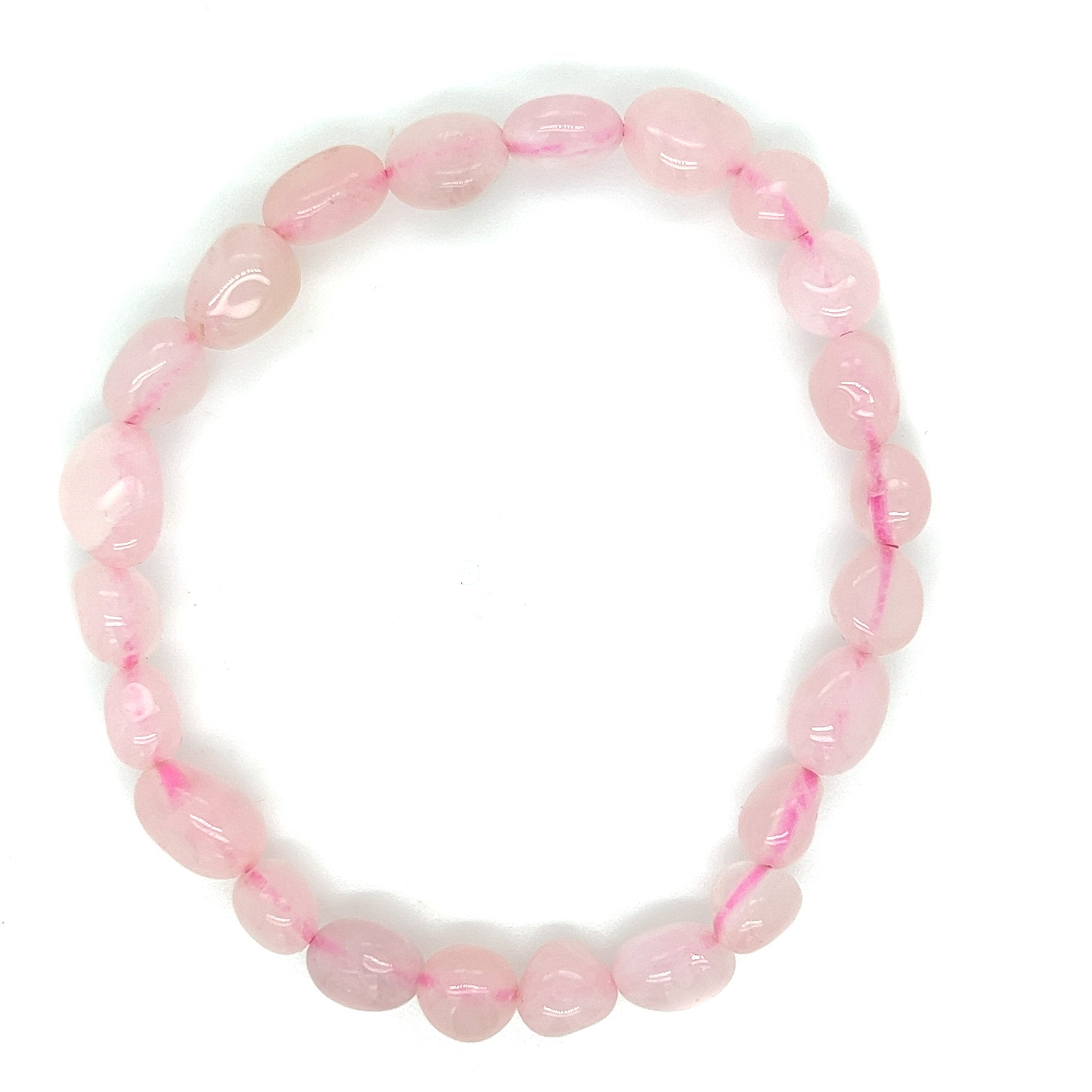 Rose Quartz Irregular Bead Bracelet