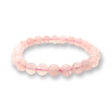 Rose Quartz 8mm Bead Bracelet