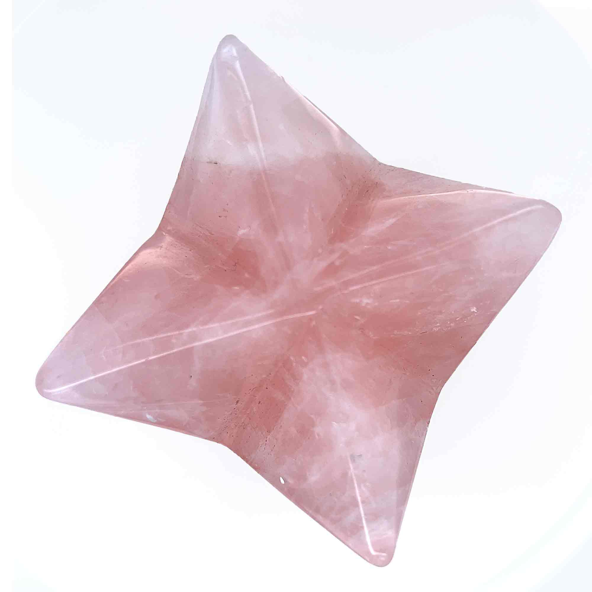 Rose Quartz Merkaba 5cm