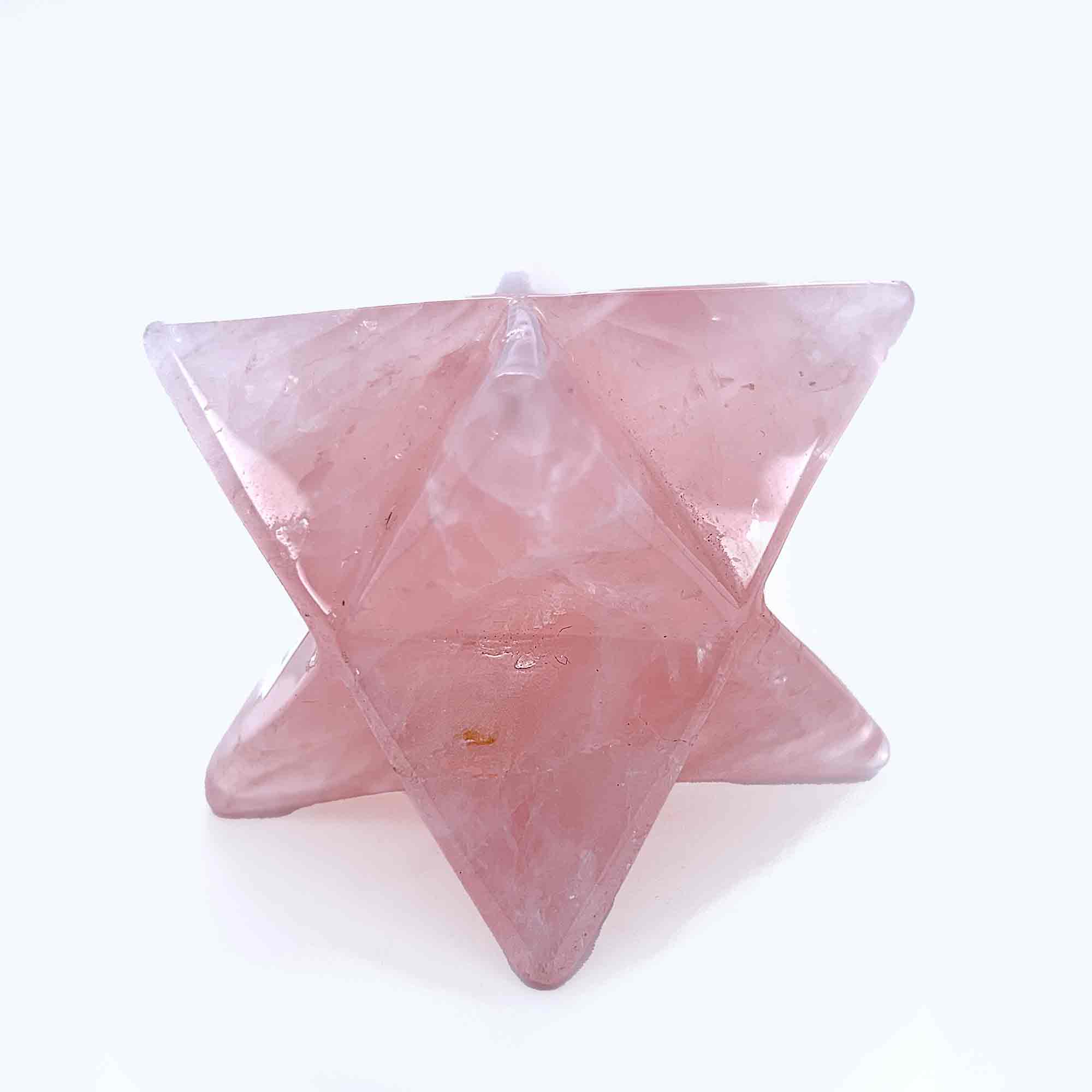 Rose Quartz Merkaba 5cm