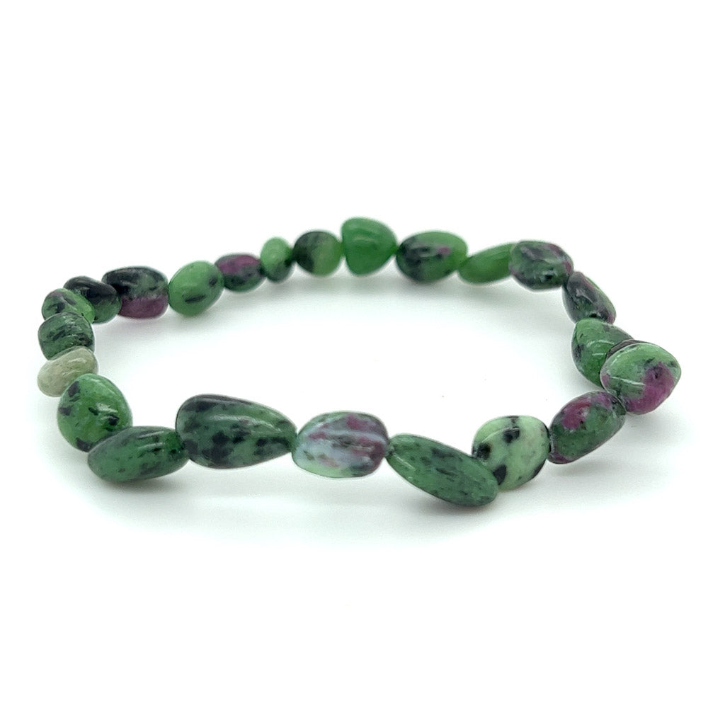 Ruby Zoisite Tumbled Bracelet