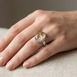 Golden Rutile Quartz Ring