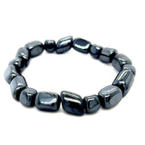 Hematite Organic Shaped Bead Bracelet