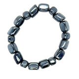 Hematite Organic Shaped Bead Bracelet