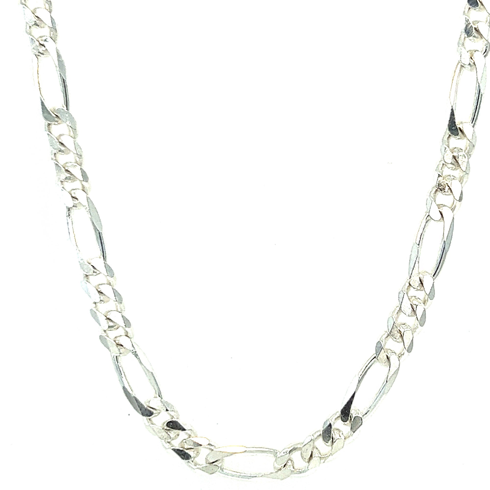 24" Silver Figaro Chain (60cm)