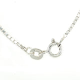 Silver box chain 20''