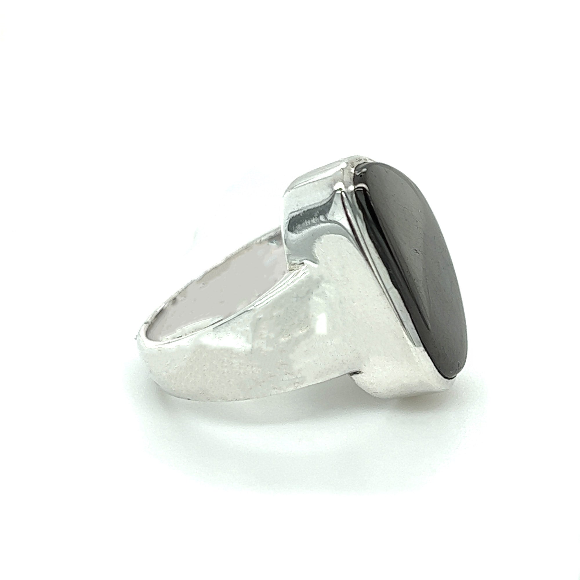 Polished Elite Shungite Ring