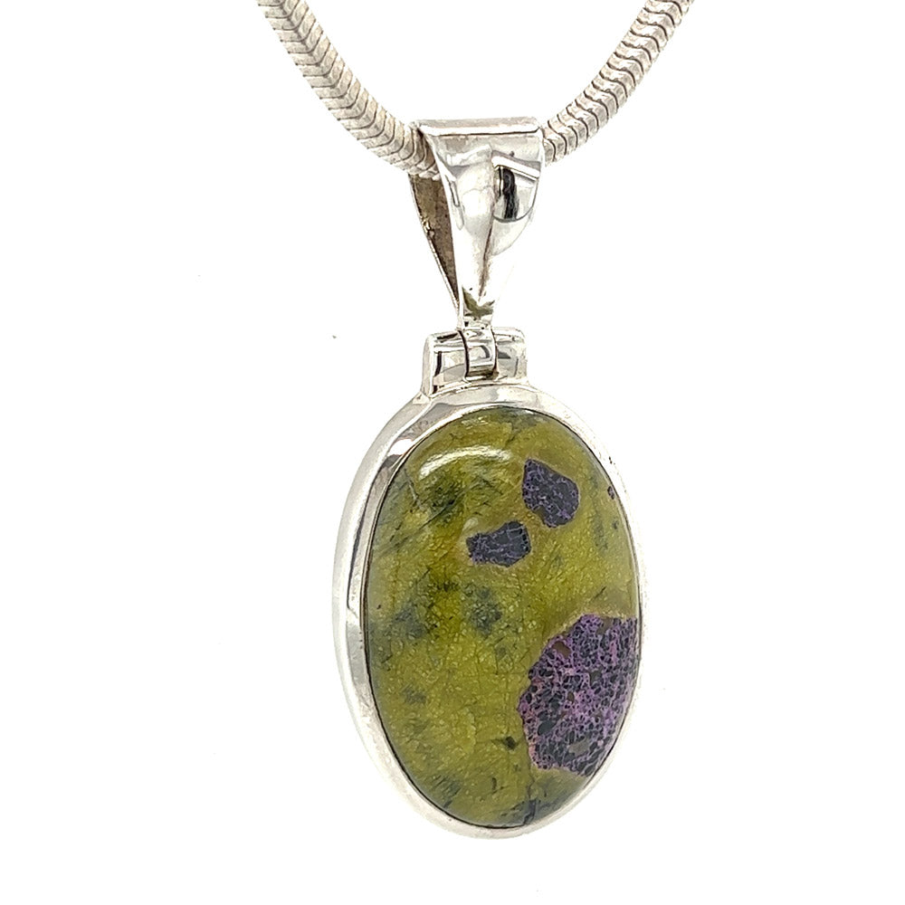 Stichtite Serpentine Pendant