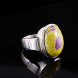 Stichtite Serpentine Ring