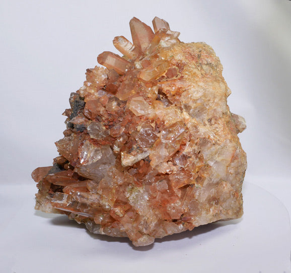 Tangerine Quartz Large Cluster