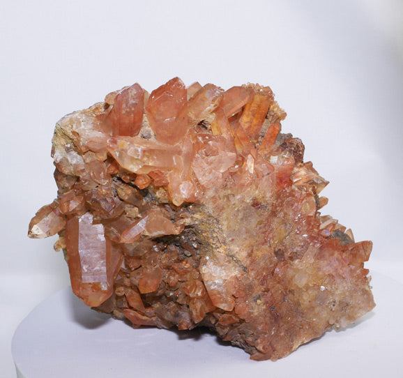 Tangerine Quartz Large Cluster