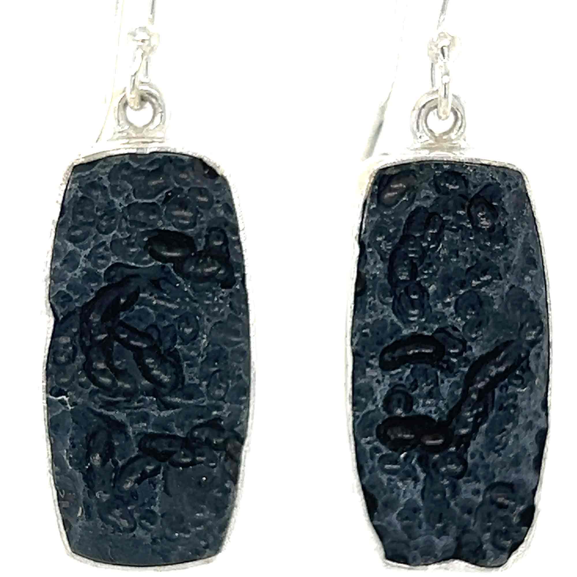 Tibetan Tektite Earrings