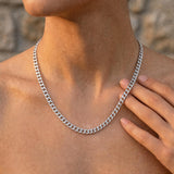 Thick Statement Curb Silver Chain 18'' (46cm)