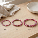 Thulite Bead Bracelets