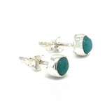 Tibetan Turquoise Stud Earrings