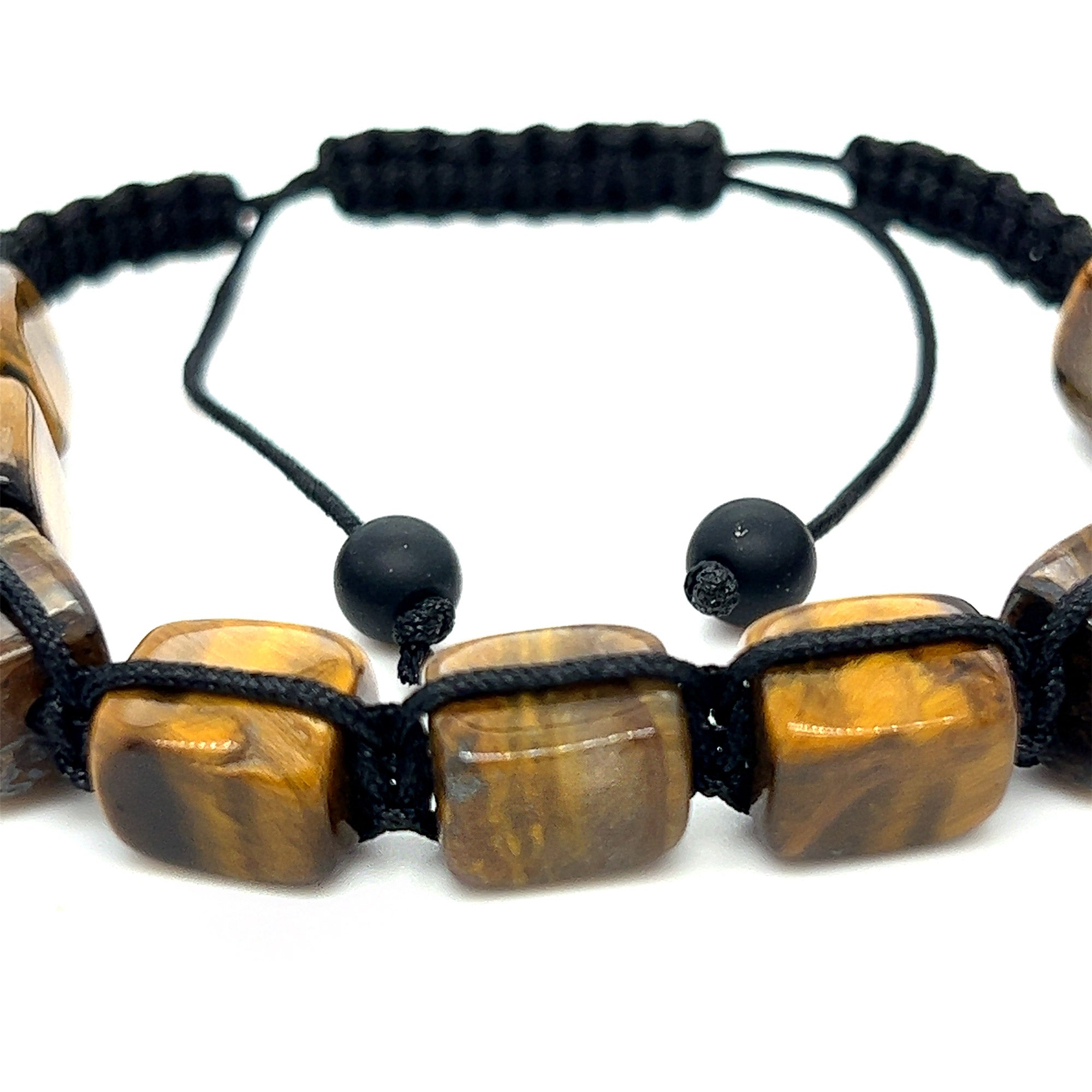 Tiger Eye Bead Cord Bracelet