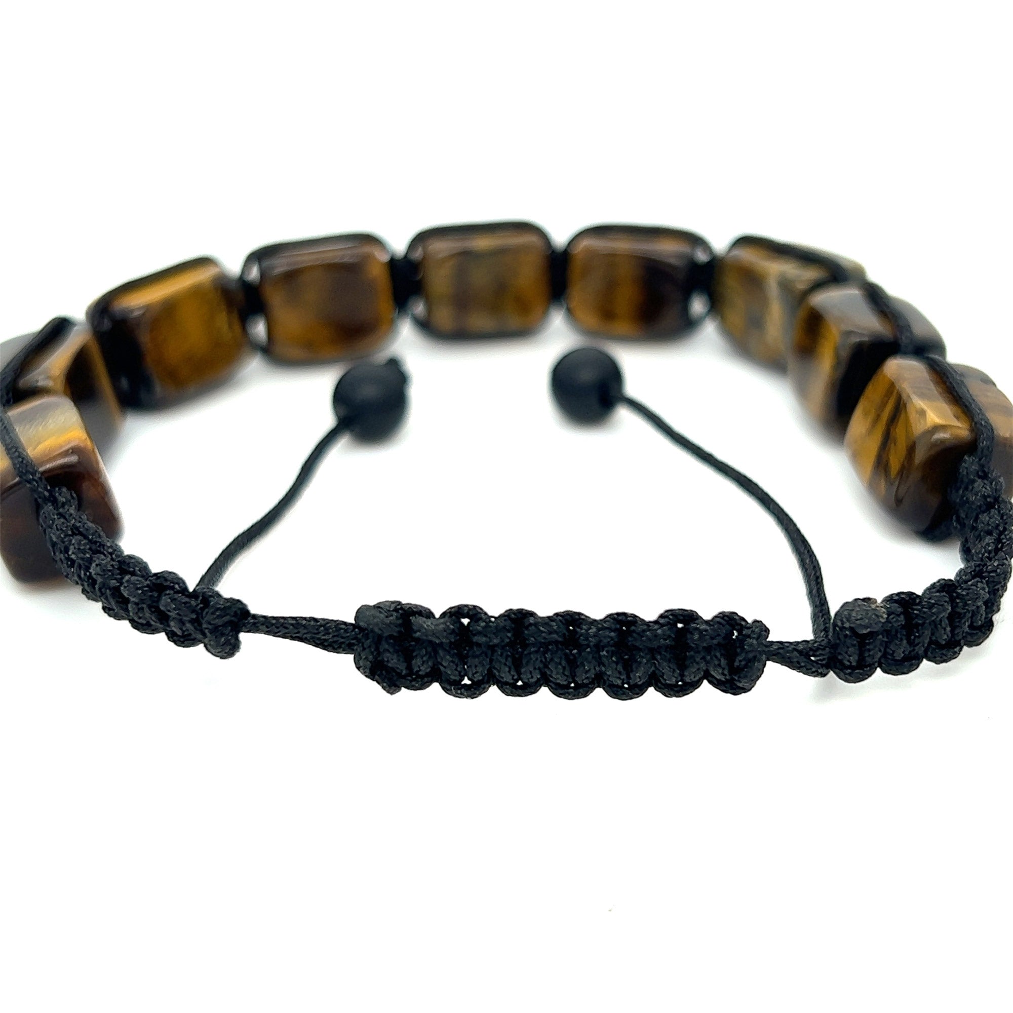 Tiger Eye Bead Cord Bracelet