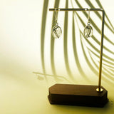 Tourmalined Quartz Drop Earrings