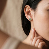 Tsavorite Stud Earrings