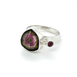 Watermelon Tourmaline Ring