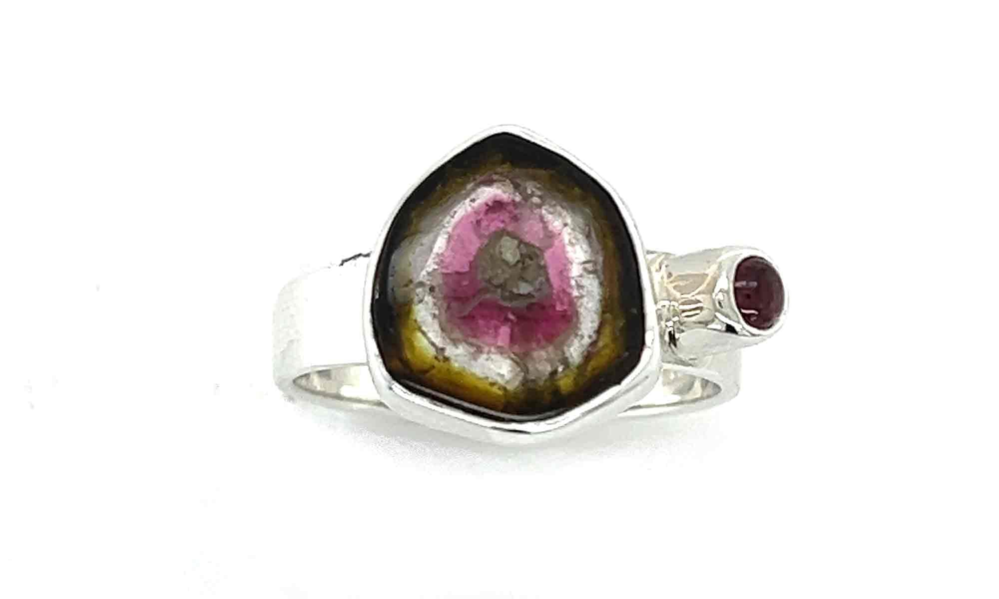 Watermelon Tourmaline Ring