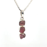 Raw Pink Tourmaline Pendant