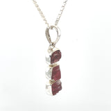 Raw Pink Tourmaline Pendant