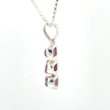 Raw Pink Tourmaline Pendant