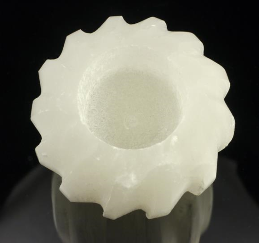 Selenite Twisted Candle Holder