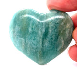 Polished Amazonite Heart