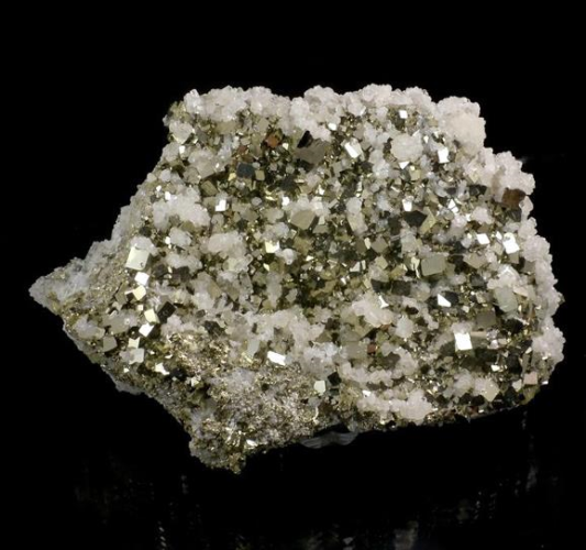 Peruvian Pyrite Clear Quartz Specimen