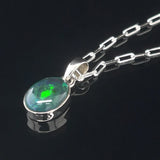 Ethiopian Black Opal Pendant