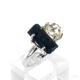 Black Tourmaline Pakimer Ring