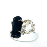 Black Tourmaline Pakimer Ring