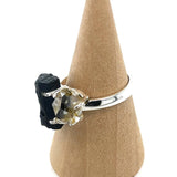 Black Tourmaline Pakimer Ring
