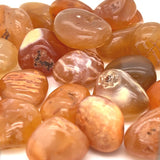 Carnelian tumbled stone