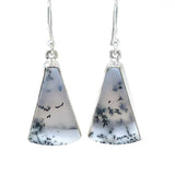Dendritic Agate Drop Earrings