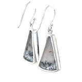 Dendritic Agate Drop Earrings