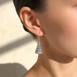 Dendritic Agate Drop Earrings