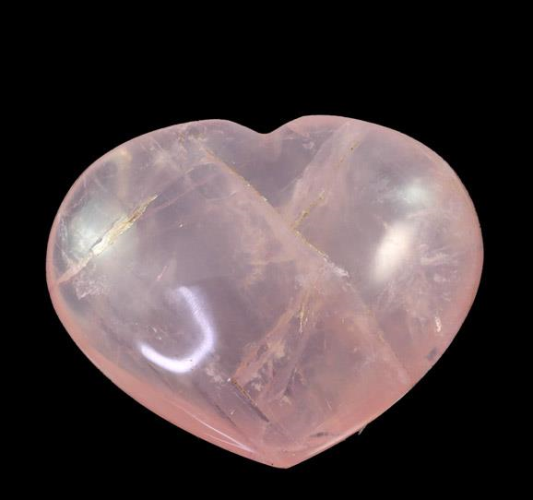 Rose Quartz Heart