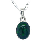 Ethiopian Black Opal Pendant