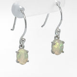 Opal Faceted Drop Earrings