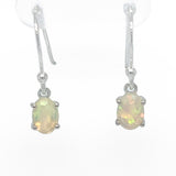 Opal Faceted Drop Earrings