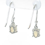 Opal Faceted Drop Earrings