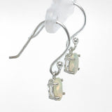 Opal Faceted Drop Earrings