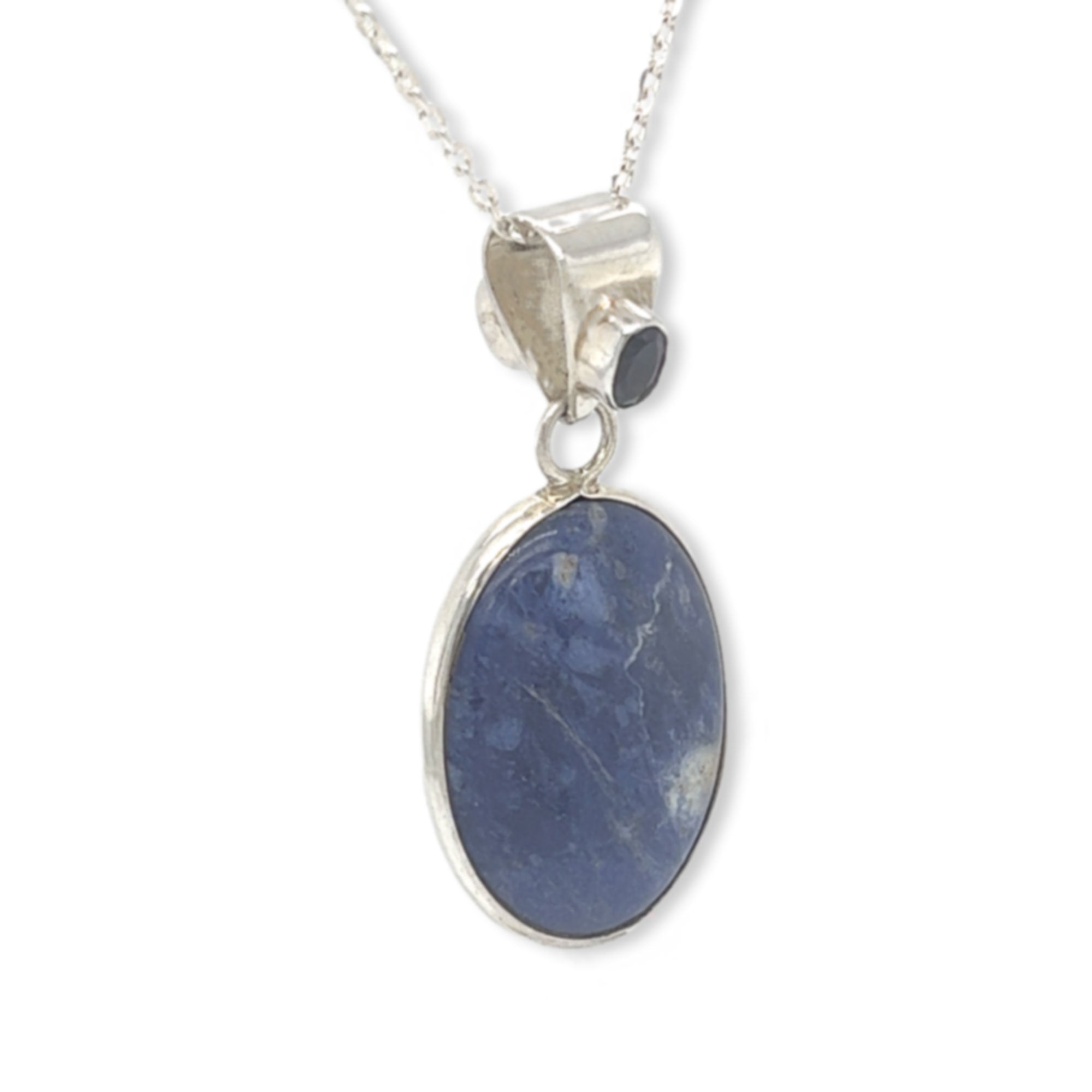 Sodalite Topaz Iolite Pendant