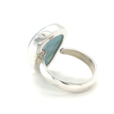 Larimar Adjustable Ring